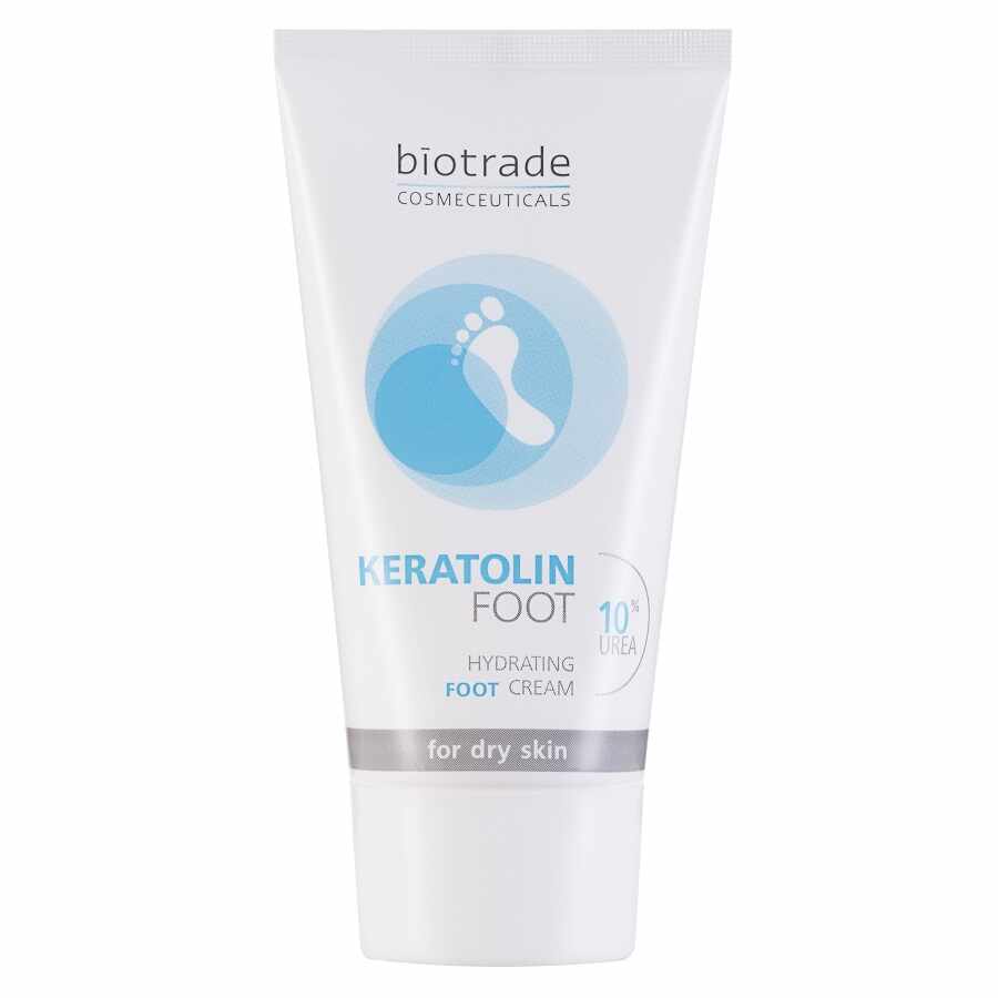 Crema hidratanta pentru picioare cu 10% uree Keratolin Foot, 50ml, Biotrade