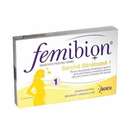 Femibion 1 sarcina sanatoasa, 30 comprimate, Dr. Reddys
