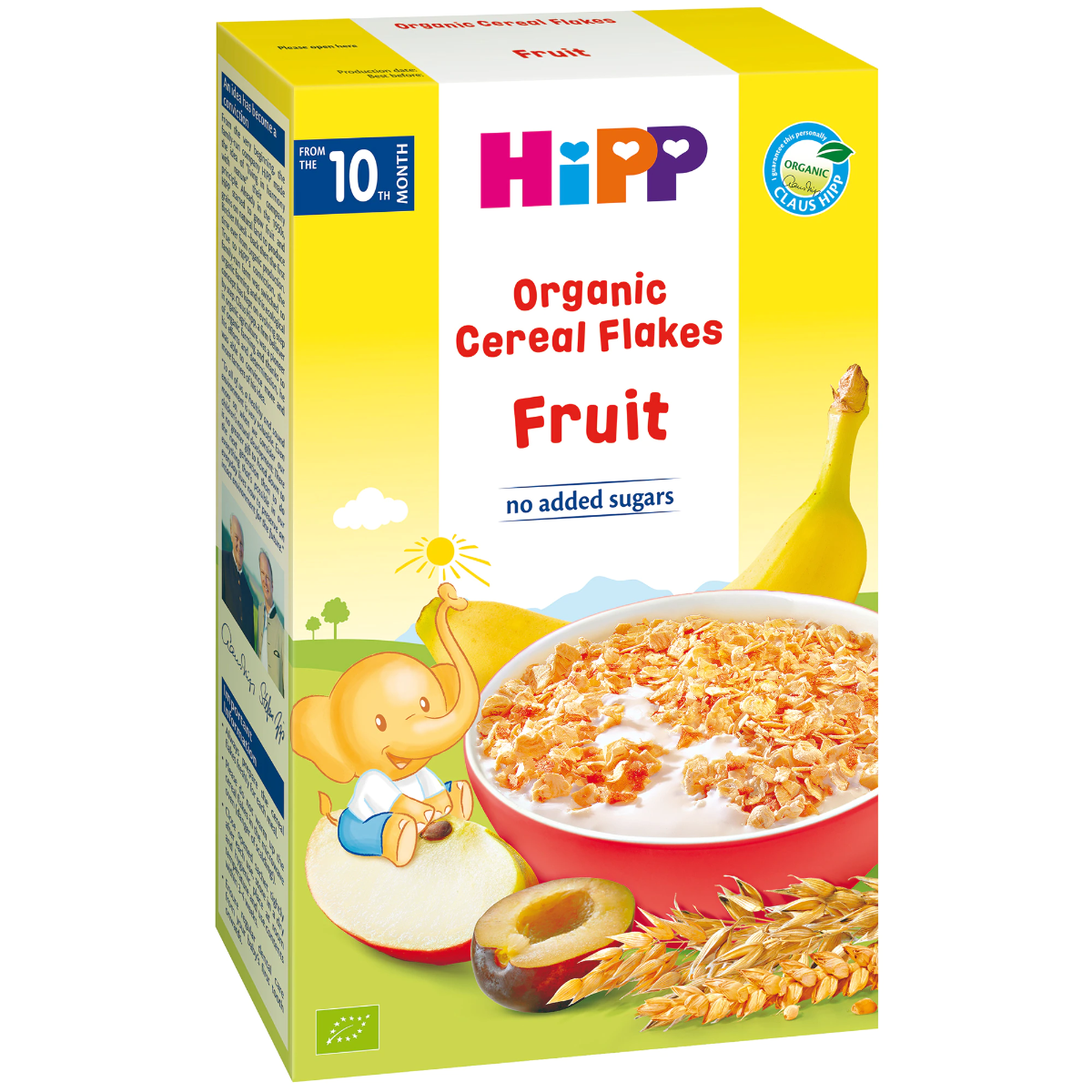 Fulgi de cereale ecologice cu fructe, 200g, Hipp