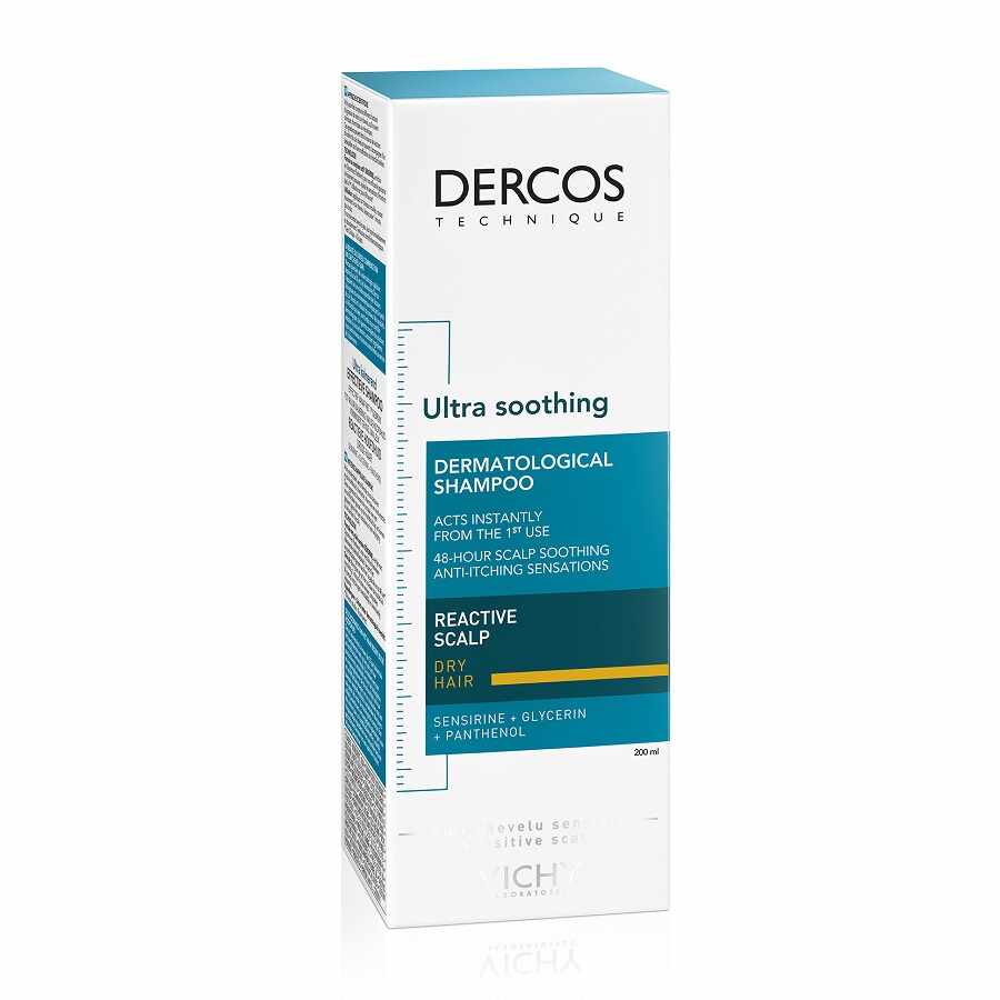 Sampon ultra calmant pentru scalp sensibil Dercos, 200ml, Vichy