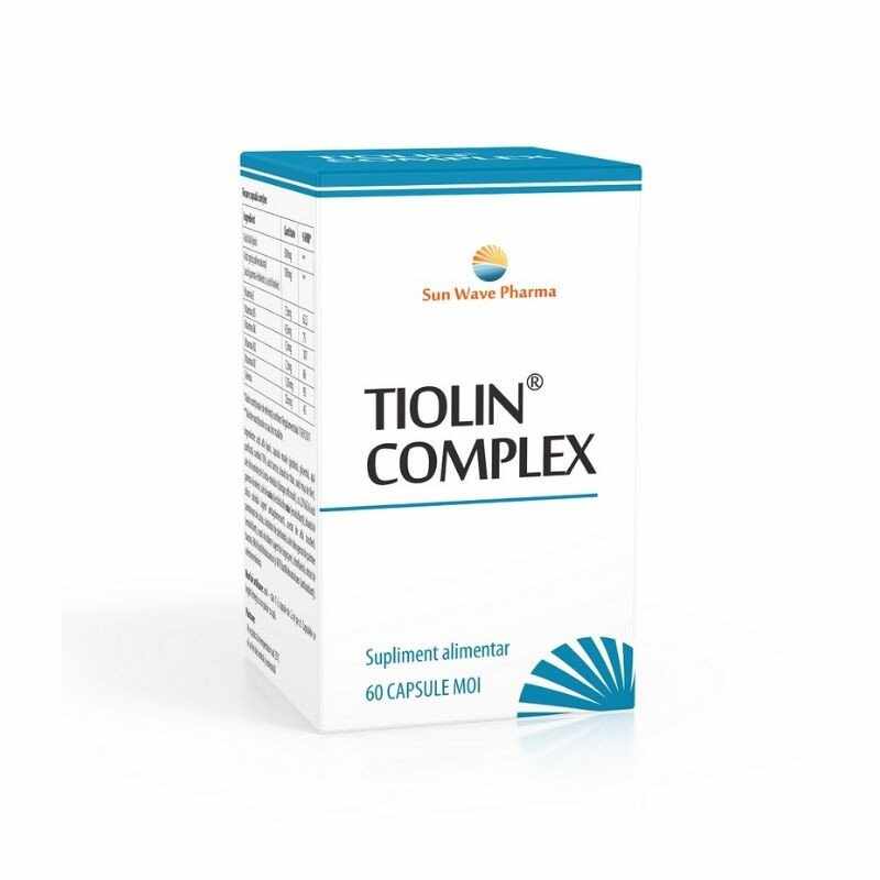 Tiolin complex, sistem nervos, 60 capsule