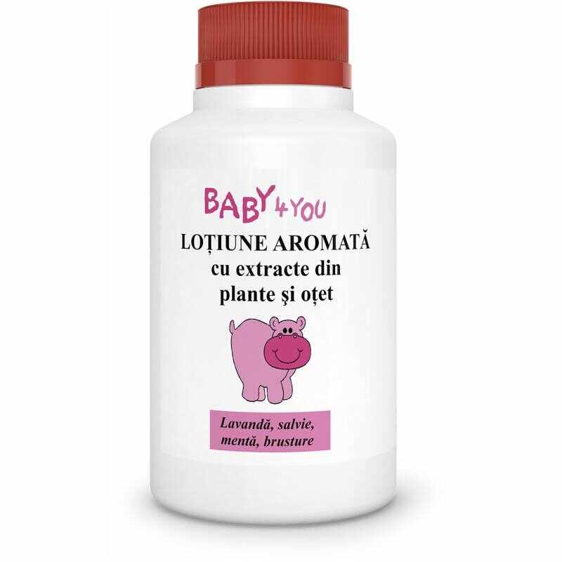 BABY 4 YOU Lotiune aromata cu extracte din plante si otet, 100 ml TIS