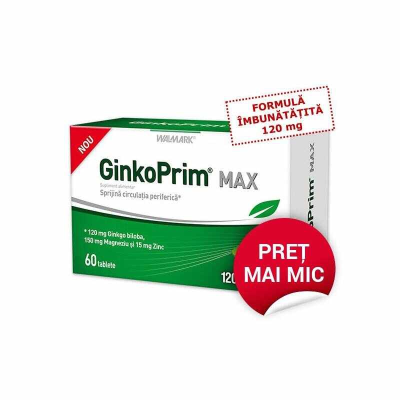 W GinkoPrim Max 120 mg, 60 tablete