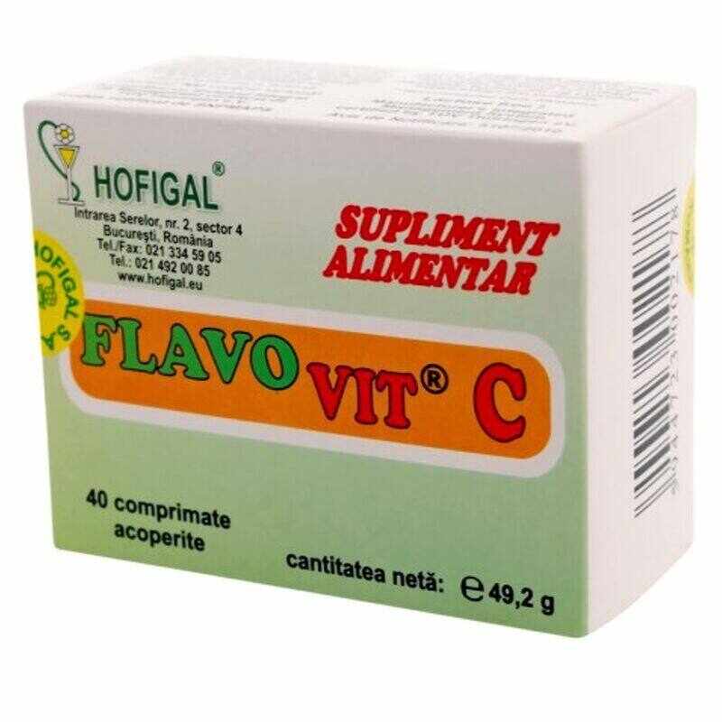 HOFIGAL Flavovit C 500 mg AD, 40 comprimate