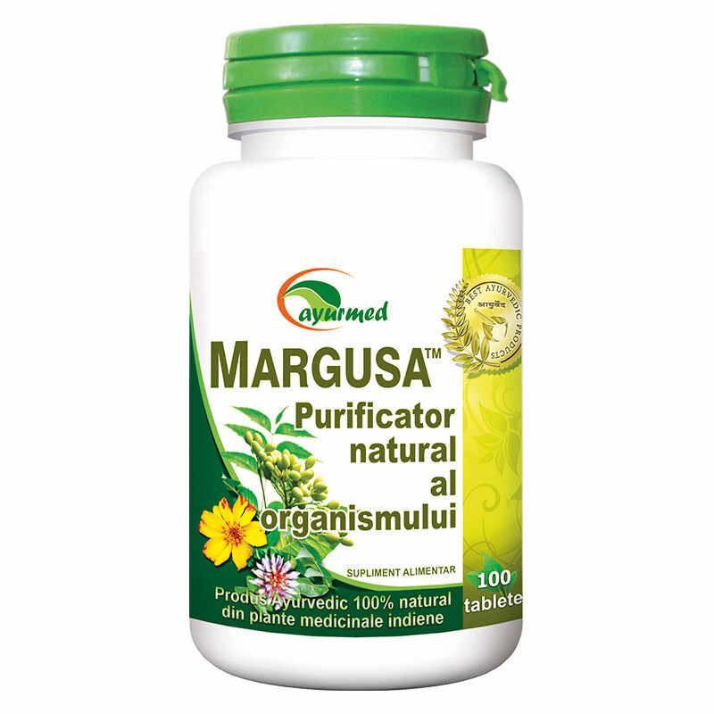 Margusa, 100 tablete, supliment detoxifiere