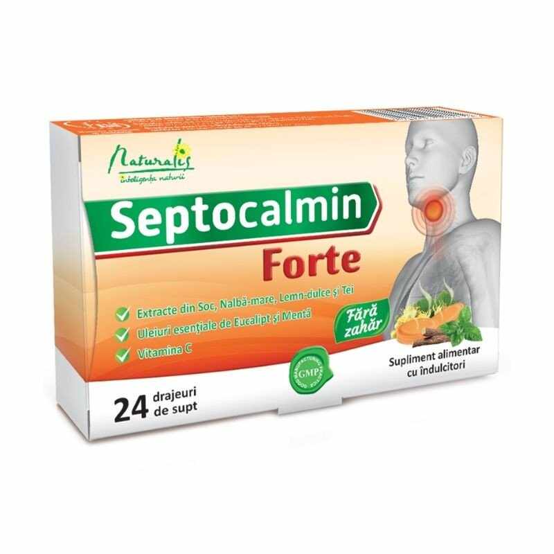 Naturalis Septocalmin Forte, 24 pastile