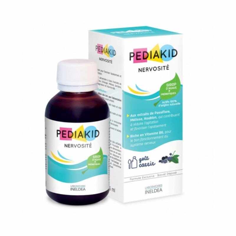Pediakid Nervosite sirop cu coacaze pentru nervozitatea copii, 125 ml