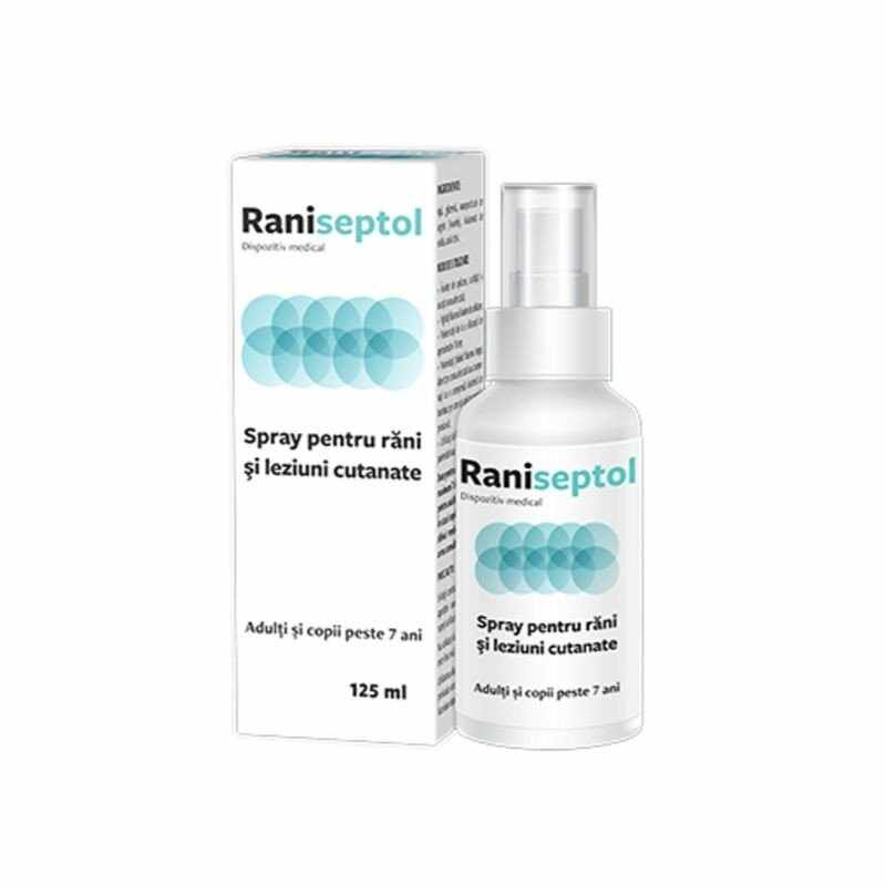 Raniseptol spray, 125 ml cu actiune antibacteriana