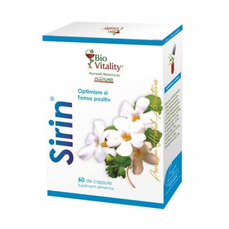 Bio Vitality Sirin Optimism si tonus pozitiv, 60 capsule