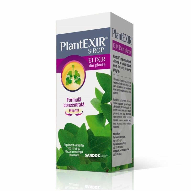 Plantexir sirop 9 mg/ml, 100 ml
