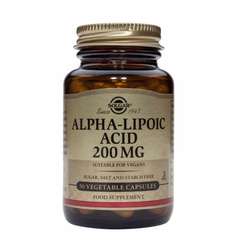 Solgar Alpha Lipoic Acid 200mg, 50 capsule 