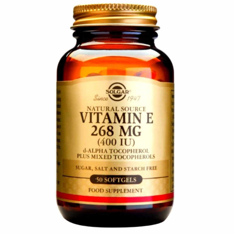 Solgar Vitamin E 268mg 400 UI, 50 capsule gelate