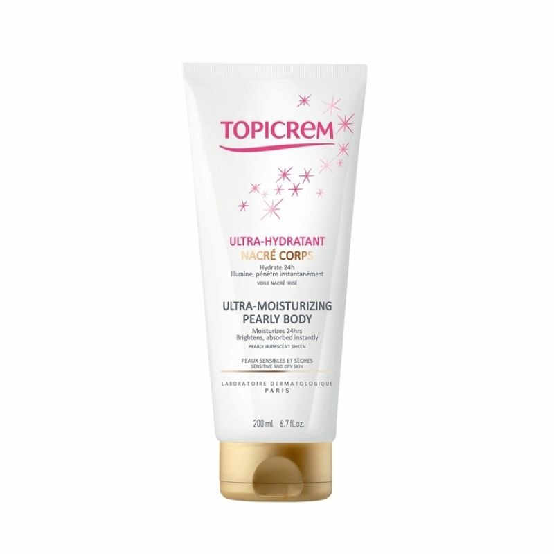 TOPICREM Lapte corp ultra-hidratant pearly, 200 ml