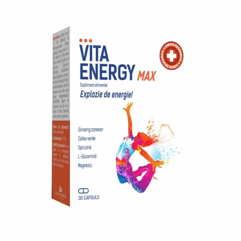 Vita Energy Max, 30 capsule